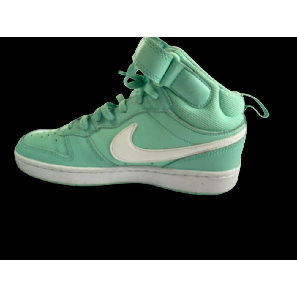 Nike‎ Court Borough Mid Emerald Rise Aqua Green White Unisex kids 6Y Womens 7.5